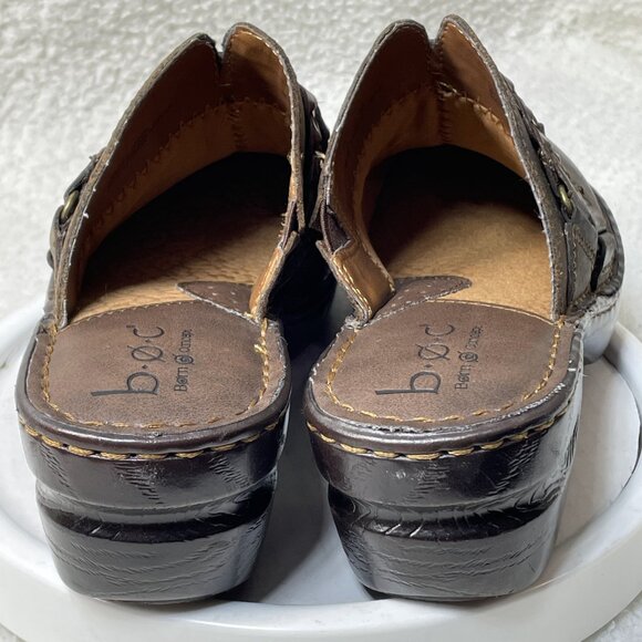 BOC Born Mules Womens Size 7 Brown Model C43023 Cushioned Slide In Shoes - Picture 4 of 10